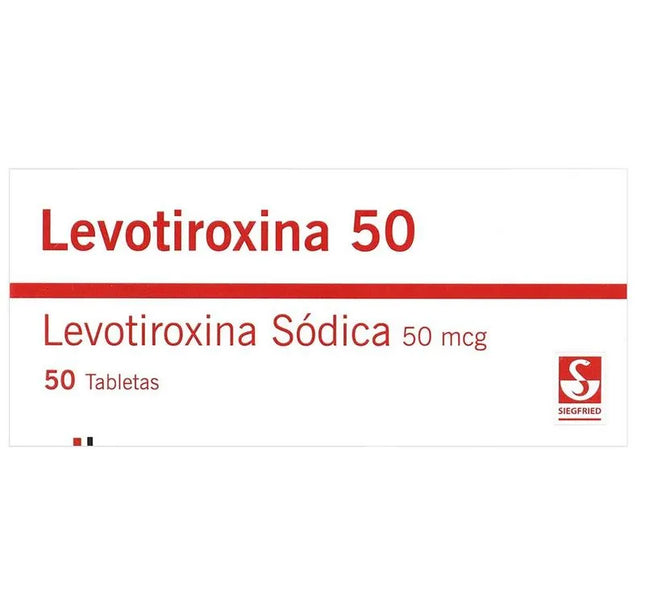 Levotiroxina 50 Mcg 50 Tbs