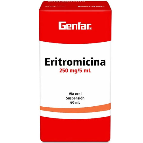 Eritromicina 250 Mg Suspensi 60 Ml Gf