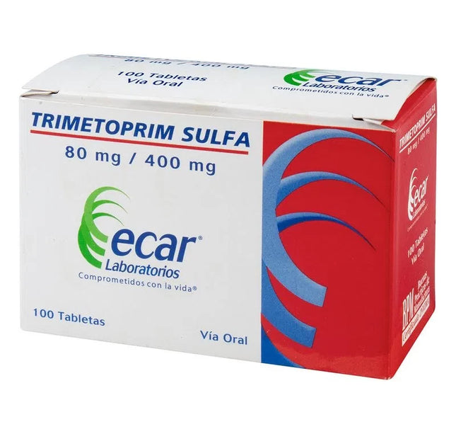 Trimetoprim Sulfa 80-400 100 Tabletas Ecar