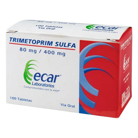 Trimetoprim Sulfa 80-400 100 Tabletas Ecar
