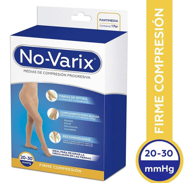 Media Unisex Novarix 20-30Mmhn Beige Talla L