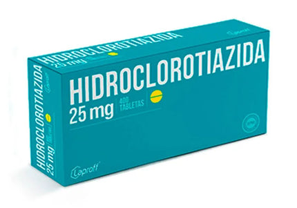 Hidroclorotiazida 25 Mg 400 Tabletas