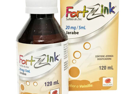 Fortzink Jarabe 20 Mg/5 Ml 120 Ml