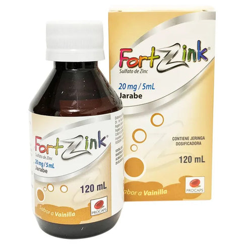 Fortzink Jarabe 20 Mg/5 Ml 120 Ml
