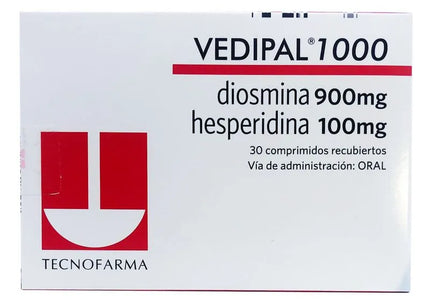 Vedipal 1000 30 Comprimidos
