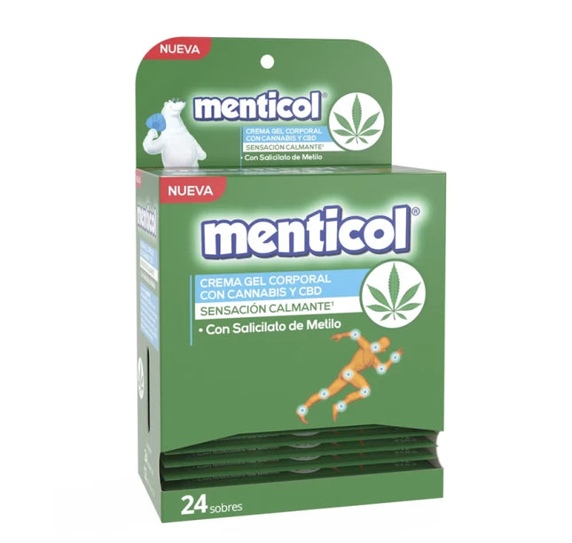 Crema Gel Corporal Menticol Cann 12 Gr X 24Sbs