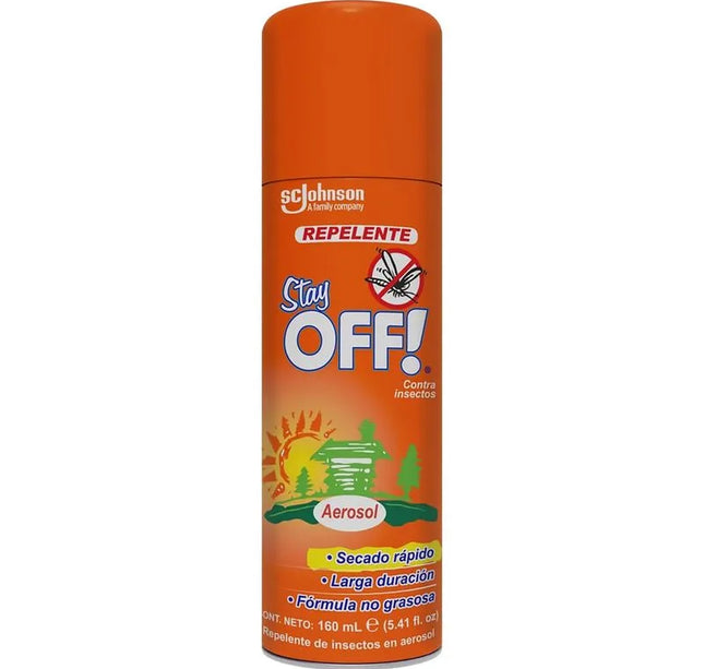 Repelente Stay Off Aerosol Adultos 160 Ml