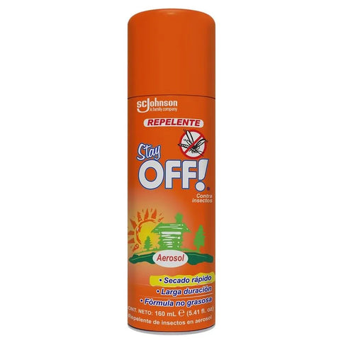 Repelente Stay Off Aerosol Adultos 160 Ml