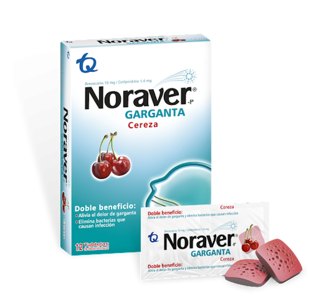 Noraver Pastillas Cereza 12 Tbs