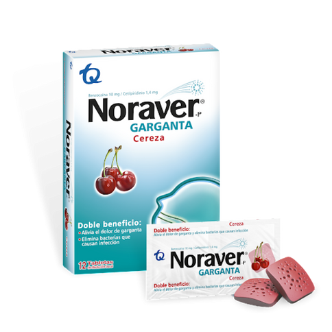 Noraver Pastillas Cereza 12 Tbs