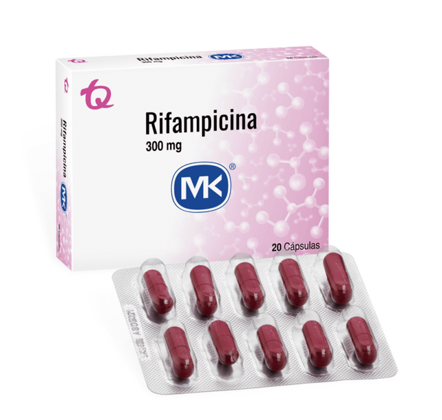 Rifampicina 300 Mg 20 Capsulas Mk