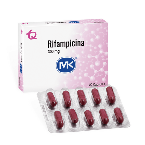 Rifampicina 300 Mg 20 Capsulas Mk
