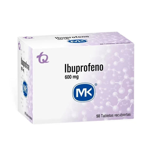 Ibuprofeno 600 Mg 50 Tabletas Mk