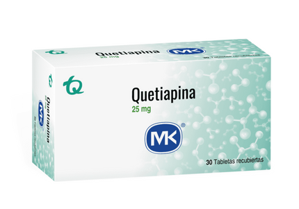 Quetiapina 25 Mg 30 Tbs Mk P16793