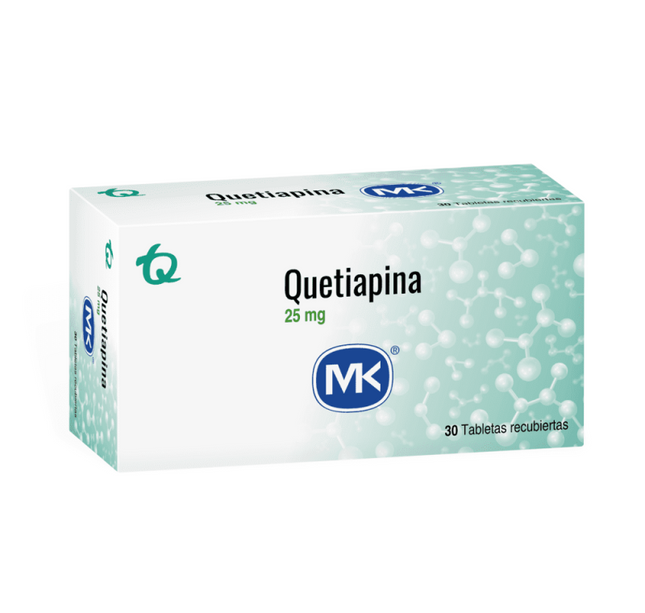 Quetiapina 25 Mg 30 Tbs Mk P16793