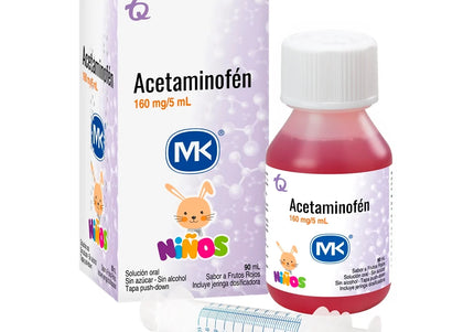 Acetaminofen 160Mg 5Ml Jarabe 90Ml Mk