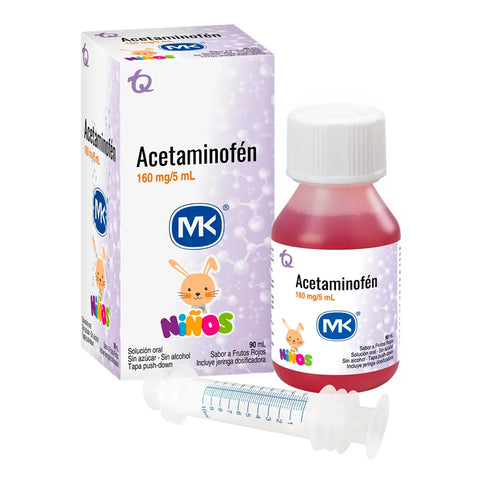 Acetaminofen 160Mg 5Ml Jarabe 90Ml Mk