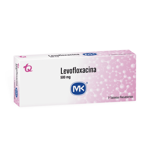 Levofloxacina 500 Mg 7 Tabletas Mk