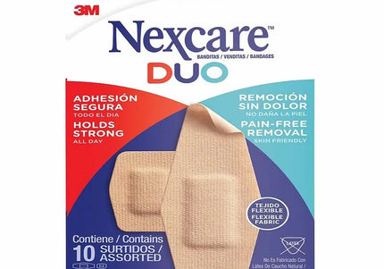 Banditas Nexcare Duo Surtidos 10 Unidades