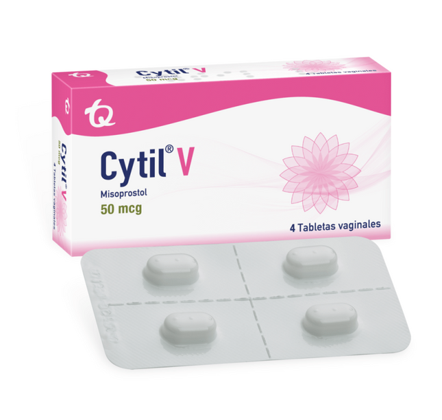 Cytil V 50 Mcg 4 Tabletas