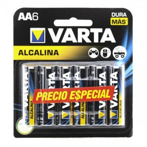 Pila Varta Alkalina AAA 6 Unidades Precio Especial