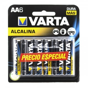Pila Varta Alkalina AAA 6 Unidades Precio Especial