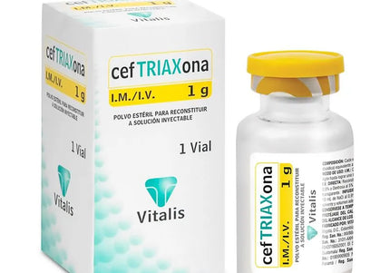 Ceftriaxona 1 G 1 Ampollas Vt
