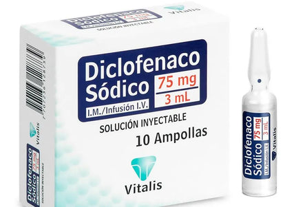 Diclofenaco 75 Mg/3 Ml 10 Ampollas Vt