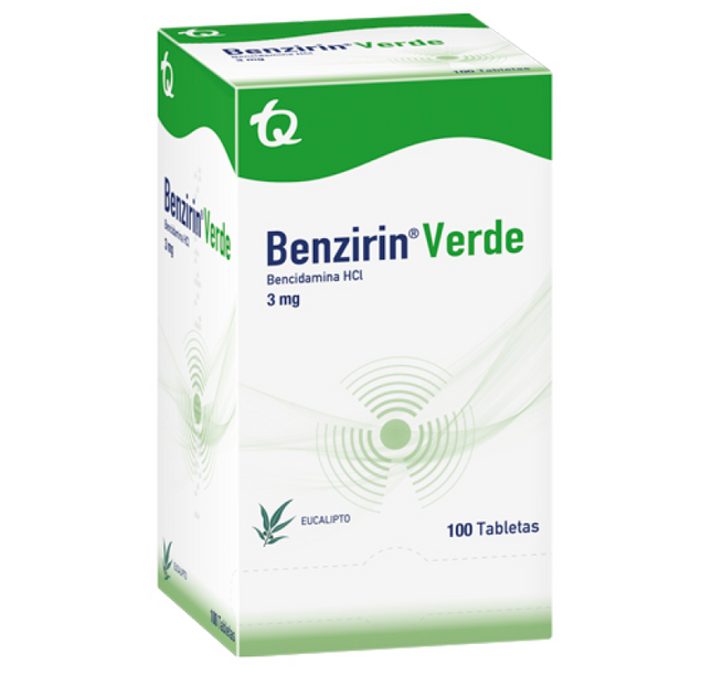 Benzirin Verde Eucalipto 100 Tba