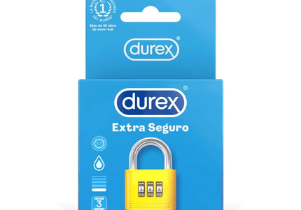 Preservativo Durex Extra Seguro 3 Unidades