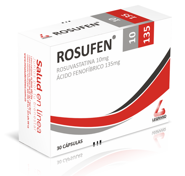 Rosufen 10/135 Mg 30 Capsulas