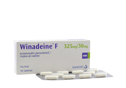 Winadeine F 325/30 Mg 10 Tabletas