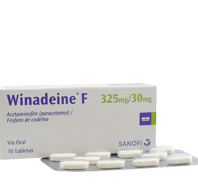 Winadeine F 325/30 Mg 10 Tabletas