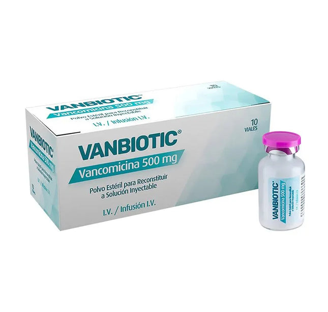 Vanbiotic(Vancomicina 500 Mg) 1 Vial