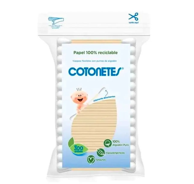 Copitos Cotonetes Johnsons 300 Unidades