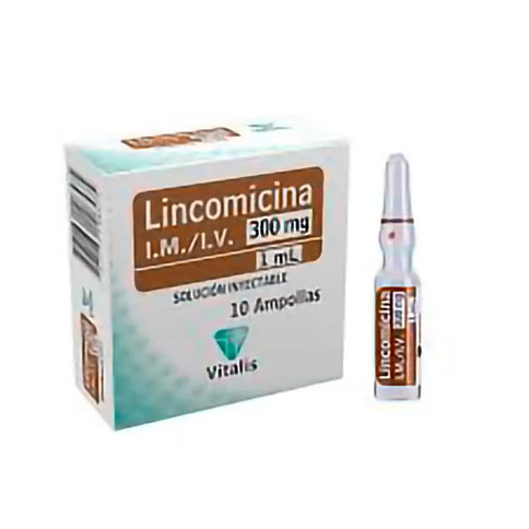 Lincomicina 300 Mg/1 Ml 10 Ampollas