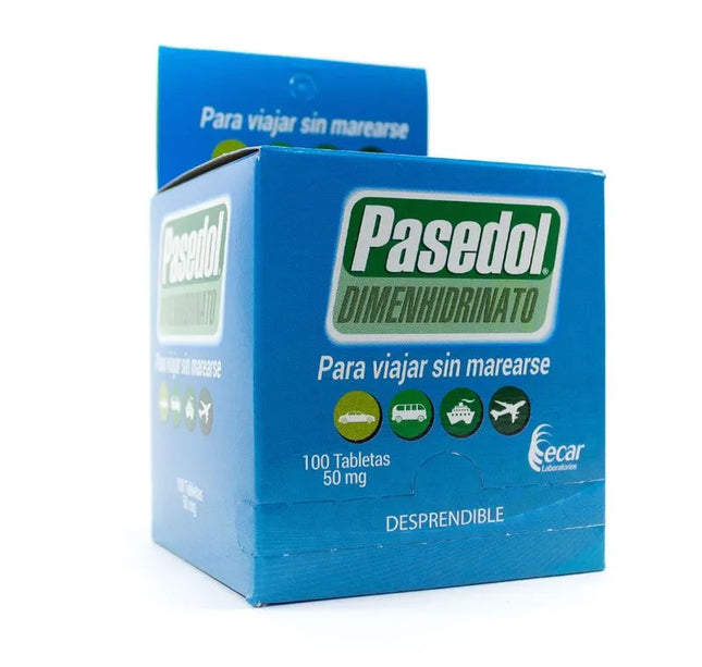 Pasedol 50 Mg 100 Tabletas