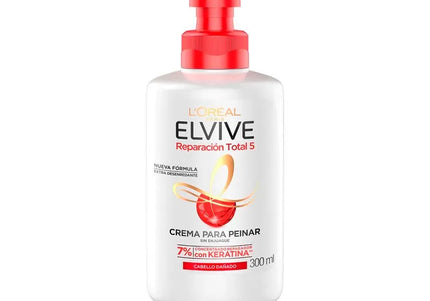 Crema  Para Peinar Elvive Reparación Total 5 300 Ml