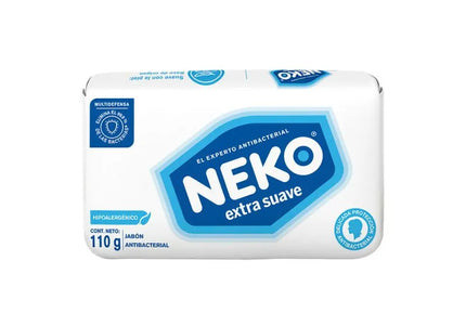 Jabón Antibacterial Neko Extra Suave 110Grs