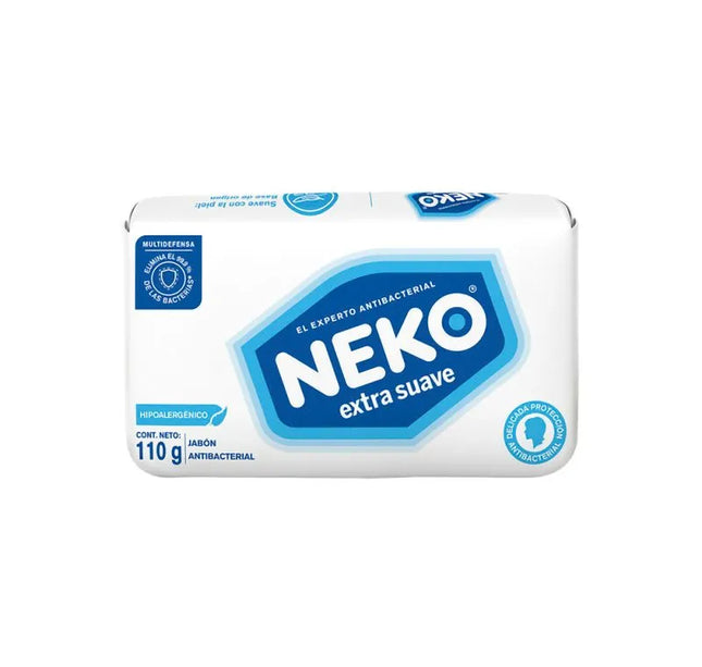 Jabón Antibacterial Neko Extra Suave 110Grs