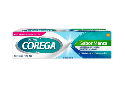 Crema Corega 3D Ultra Menta 40 Gr