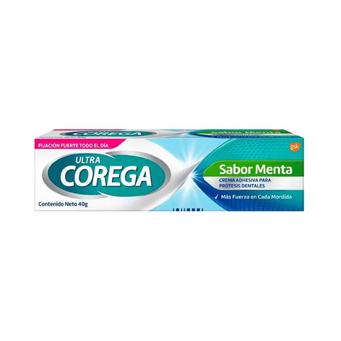Crema Corega 3D Ultra Menta 40 Gr