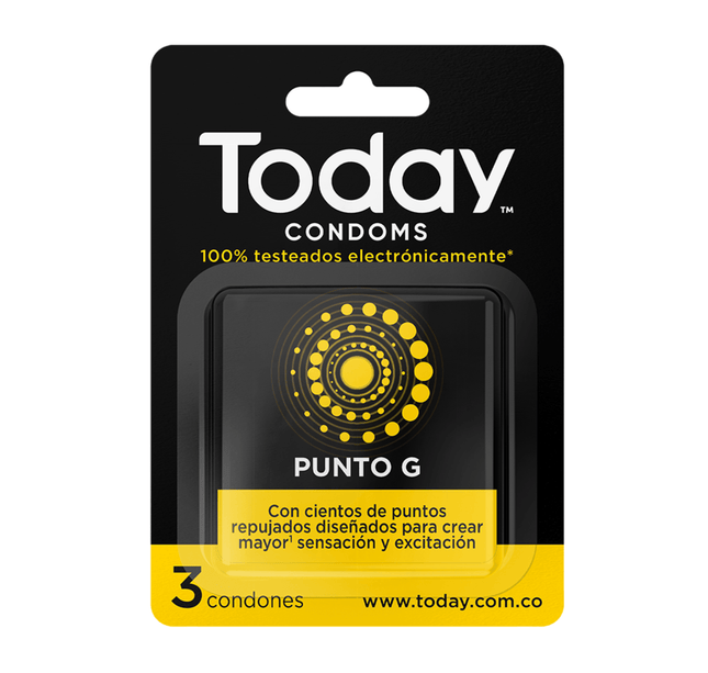 Preservativo Today Punto G 3 Und