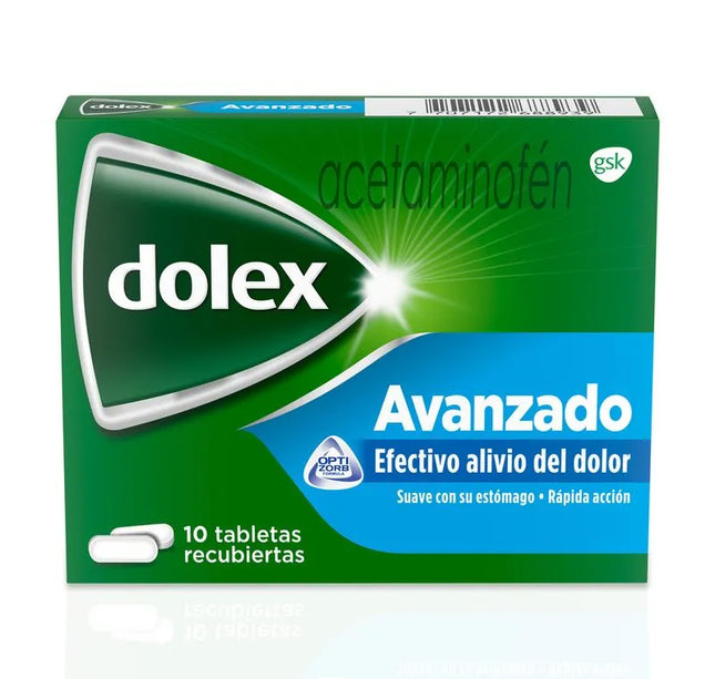 Dolex Avanzado 10 Tabletas