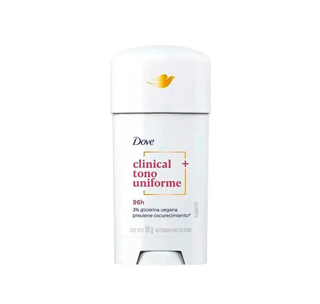 Desodorante Dove Clincal Crema Tono Uniforme 58Gr M
