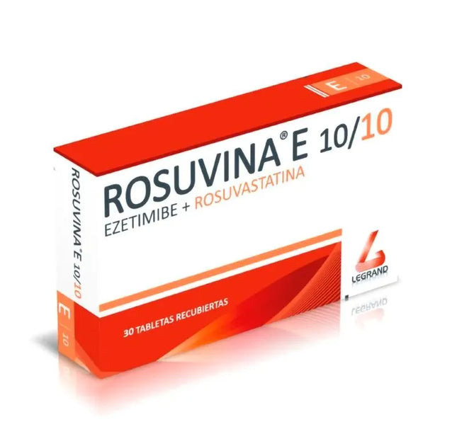 Rosuvina Ezet10/10Mg 30 Tabletas