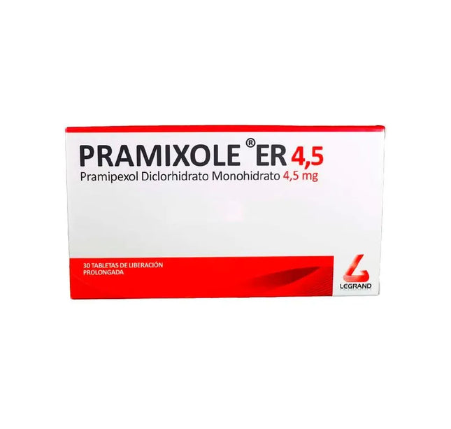Pramixole Er 4.5 Mg 30 Tabletas