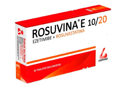 Rosuvina E 10Mg/20Mg 30 Tabletas