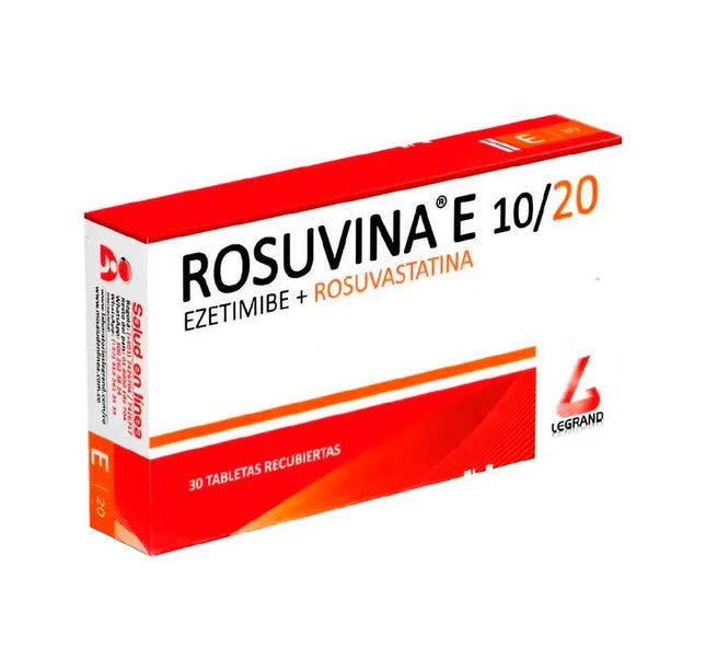 Rosuvina E 10Mg/20Mg 30 Tabletas
