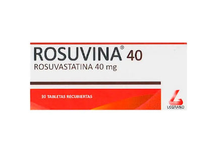 Rosuvina 40 Mg 30 Tabletas